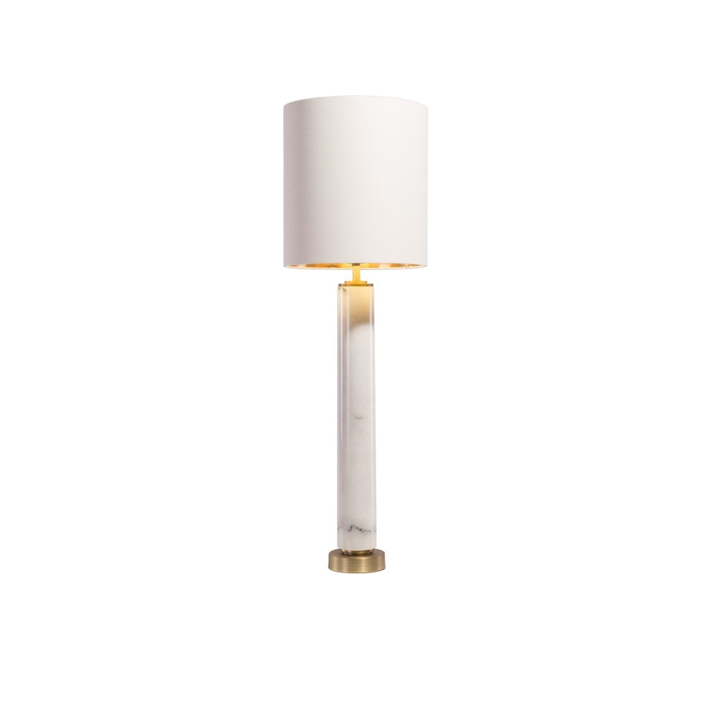 RV Astley Darick Table Lamp with White Marble