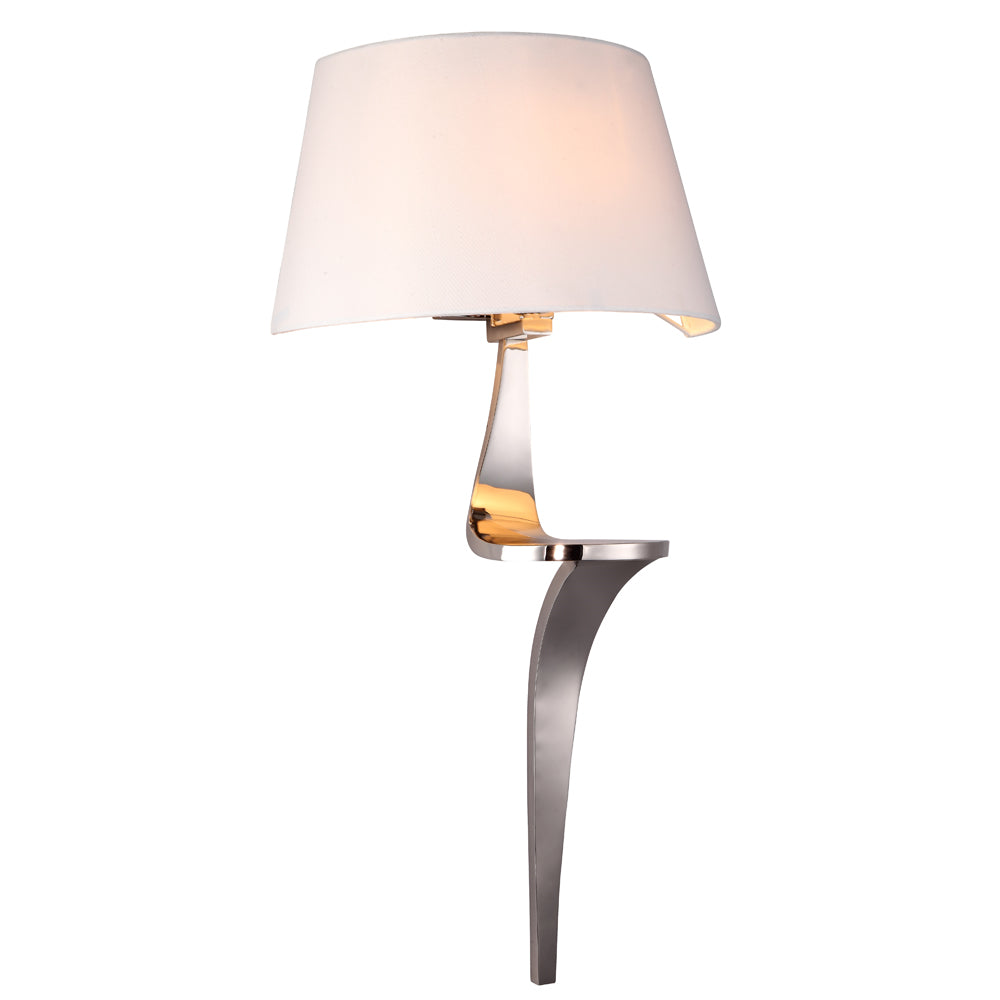 RV Astley Enzo Wall Lamps in Nickel – Pair