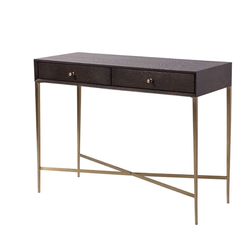 RV Astley Finley Console Table with Chocolate Vener