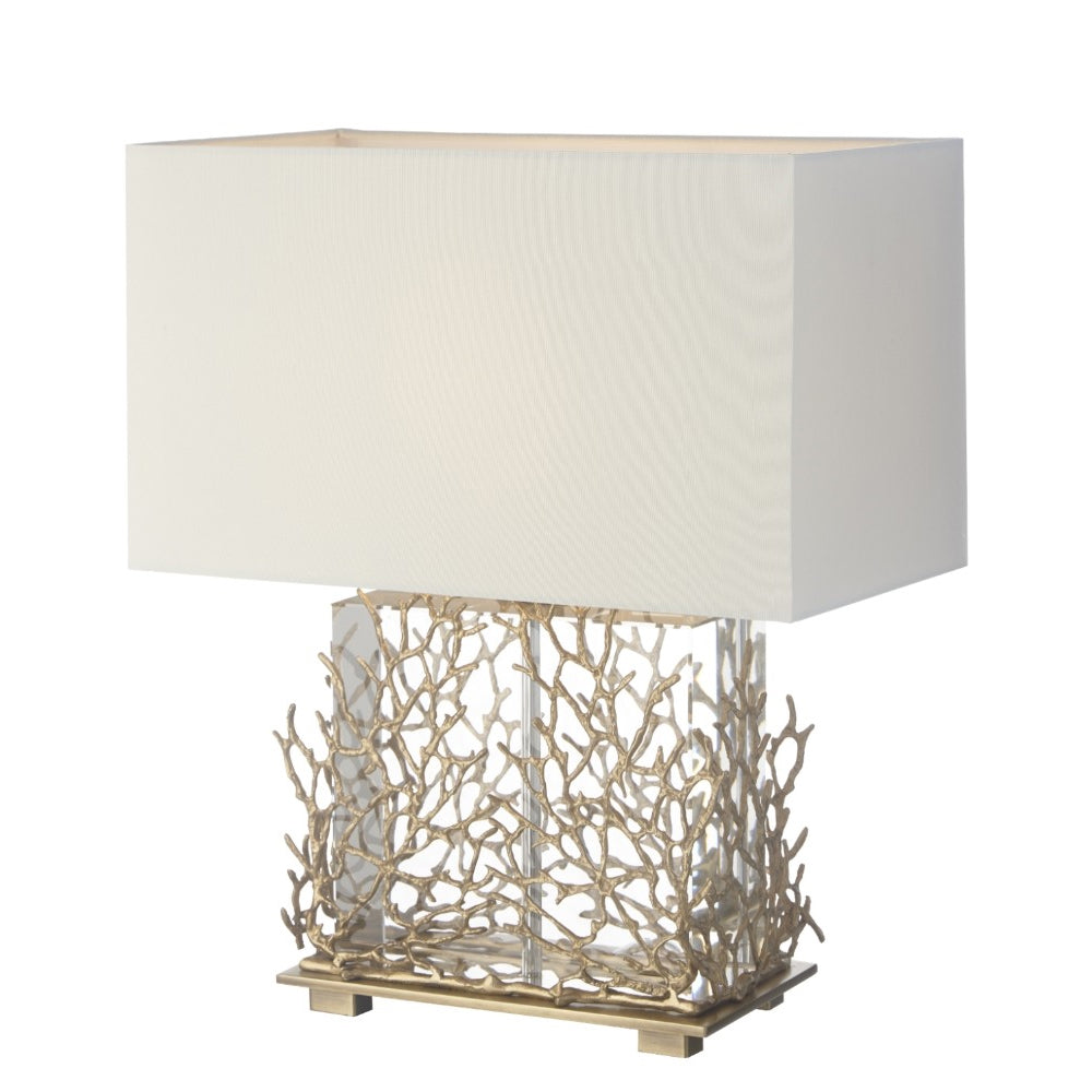 RV Astley Gable Table Lamp with Crystal
