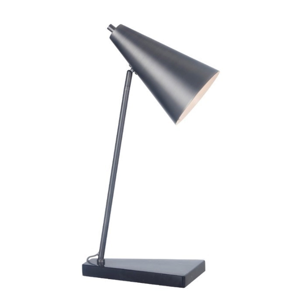 RV Astley Henley Desk Lamp with Marble - Black