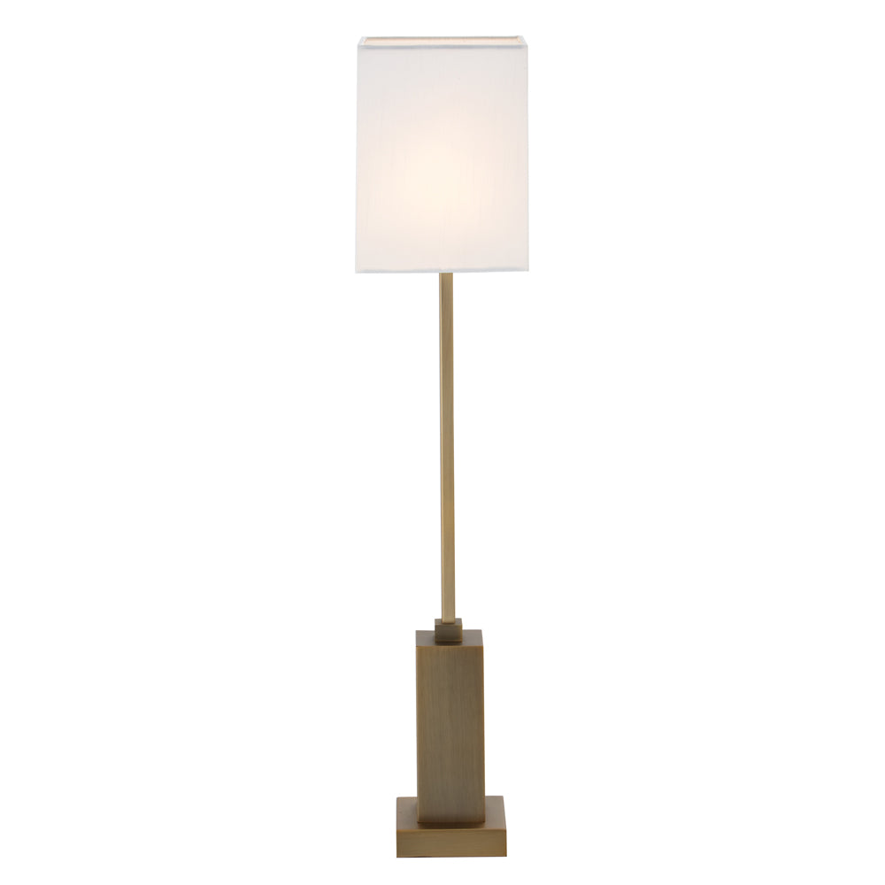 RV Astley Herta Table Lamp with Antique Brass Finish