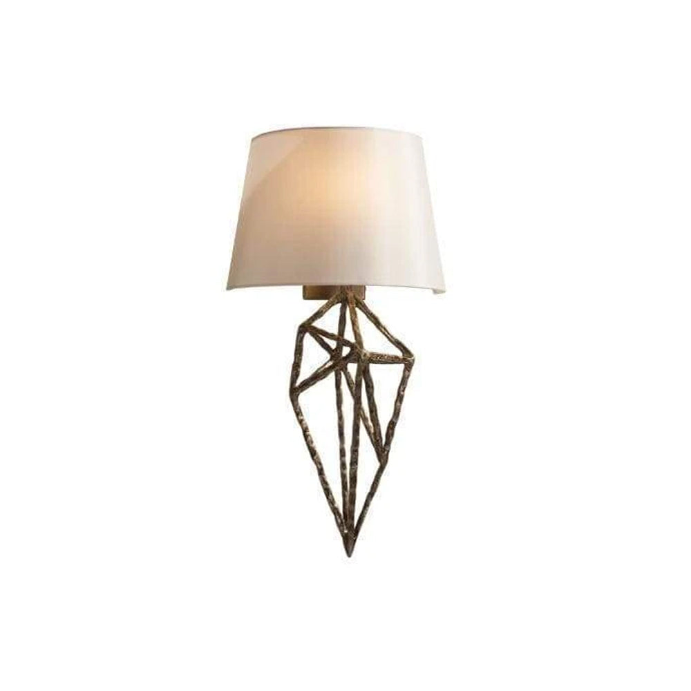 RV Astley Lyra Wall Lamp with an Antique Brass Finish – Excess Stock