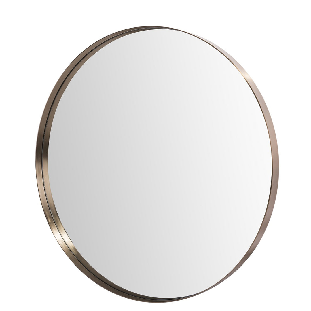 RV Astley Malby Wall Mirror with Bronze Finish