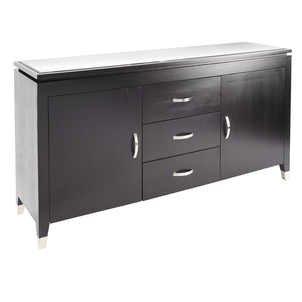 RV Astley Modena Sideboard in Mahogany and Brushed Black Nickel - Second