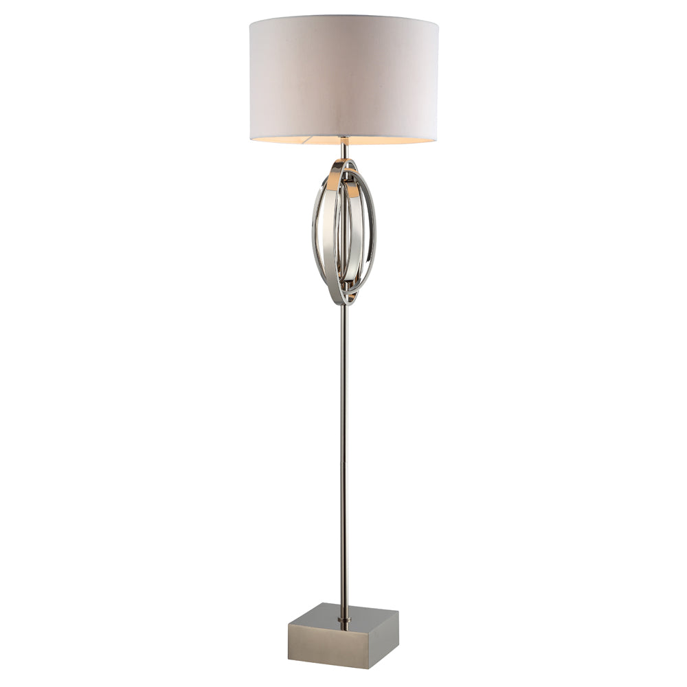 RV Astley Seraphina Floor Lamp with Nickel