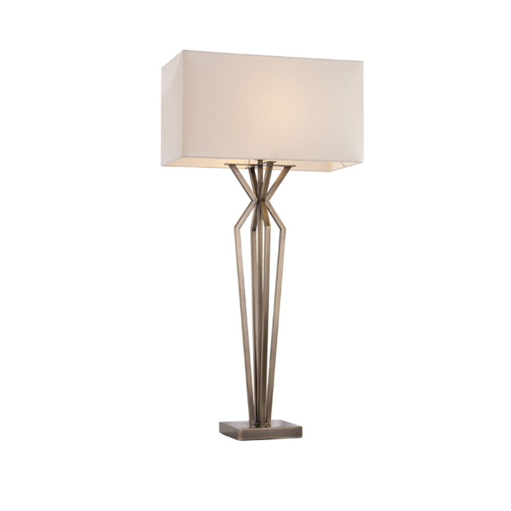 RV Astley Vannes Table Lamp with Antique Brass Finish