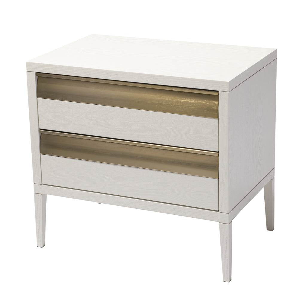 RV Rhona Side Table with Antique Brass