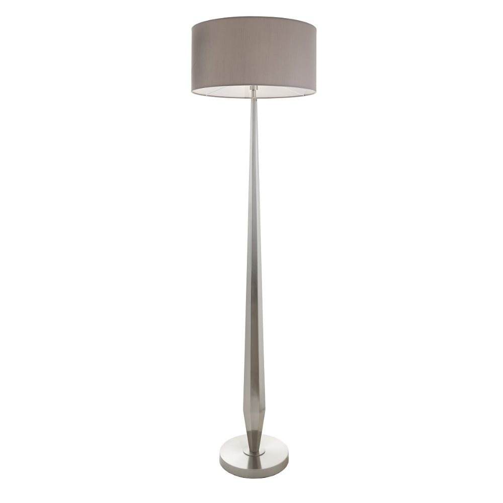 RV Astley Aisone Floor Lamp with Brushed Nickel Finish