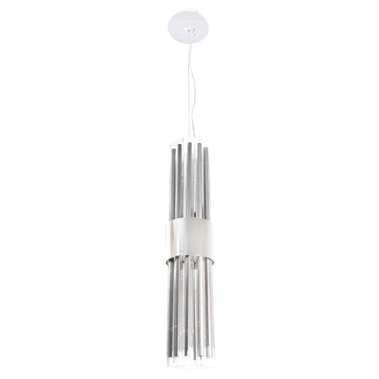 RV Astley Colmar Pendant Light with Polished Nickel and Clear Glass Fi