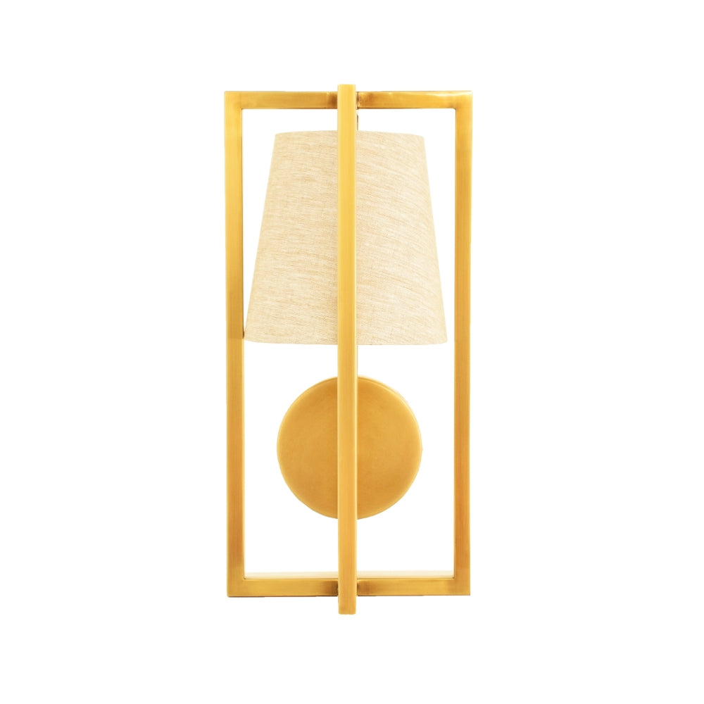 RV Astley Hurricane Wall Lamp in Brushed Brass