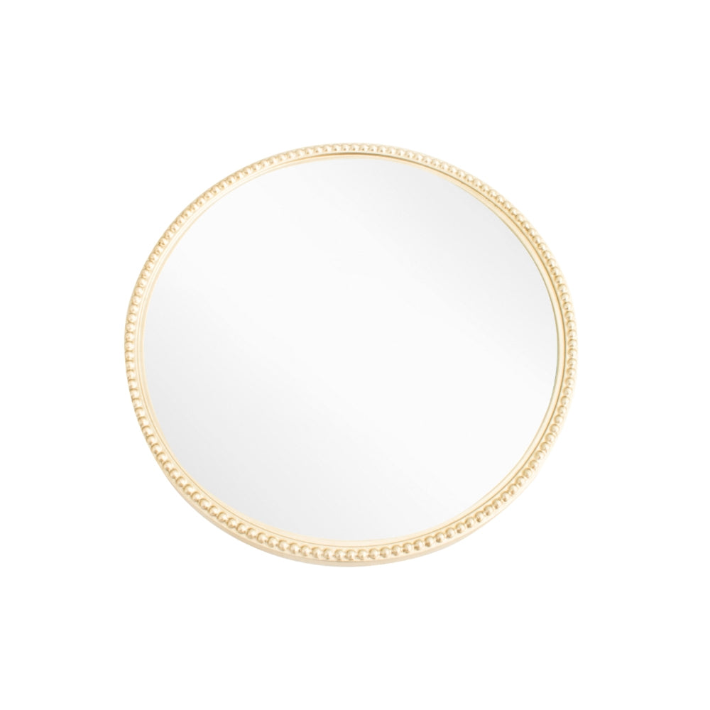 RV Astley Lilly Round Mirror with Champagne Finish – Small