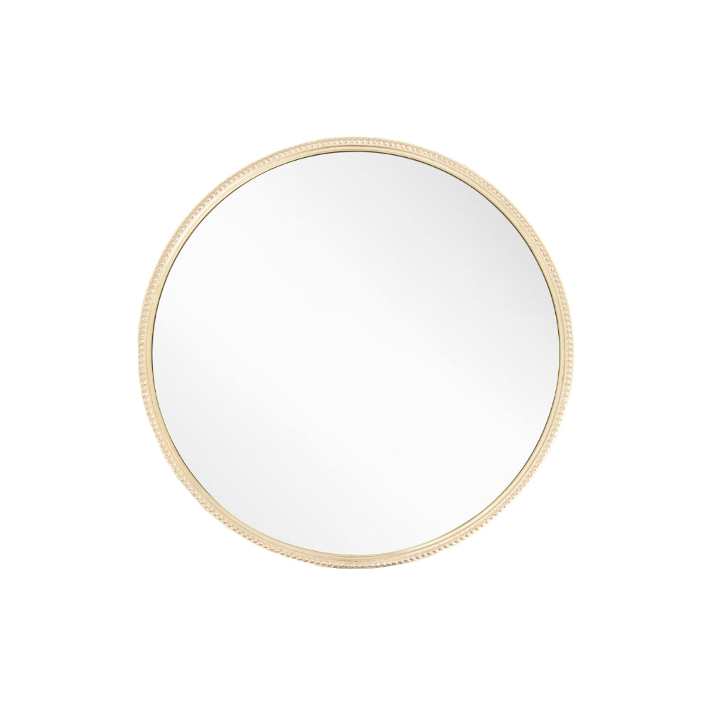RV Astley Lilly Round Mirror with Champagne Finish – Large