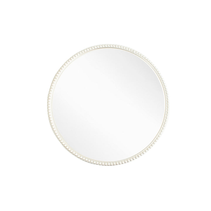 RV Astley Lilly Round Mirror with Silver Finish – Large
