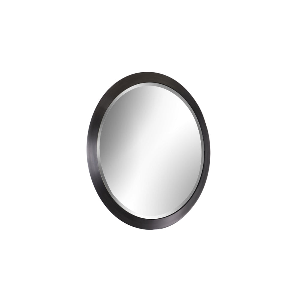 RV Astley Macon Mirror with Gunemetal Effect Stainless Steel