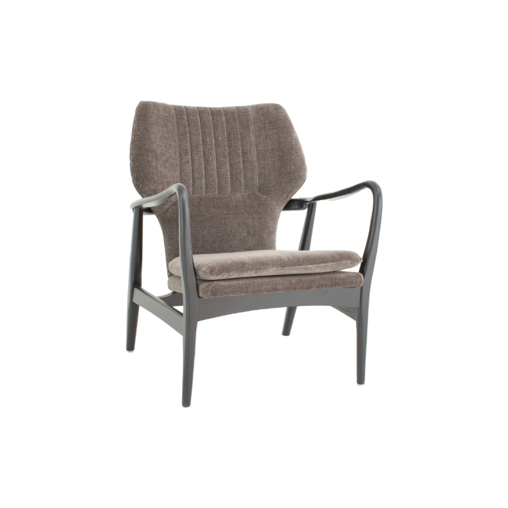 RV Astley Oakham Chair in Mouse Chenille Fabric