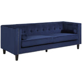 Regina 3-Seater Sofa in Midnight Velvet