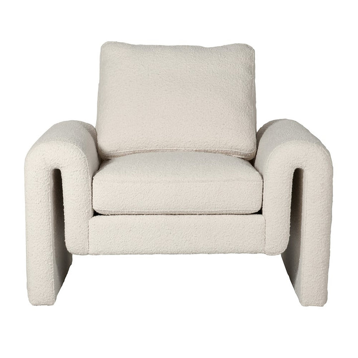 Rhea Chair in Boucle Cream