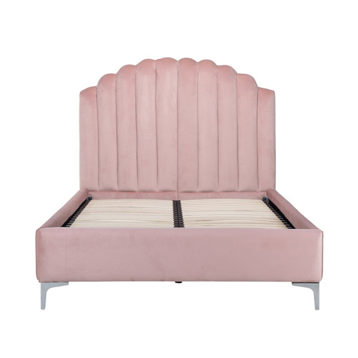 Richmond Interiors Belmond Bed Frame in Pink Velvet