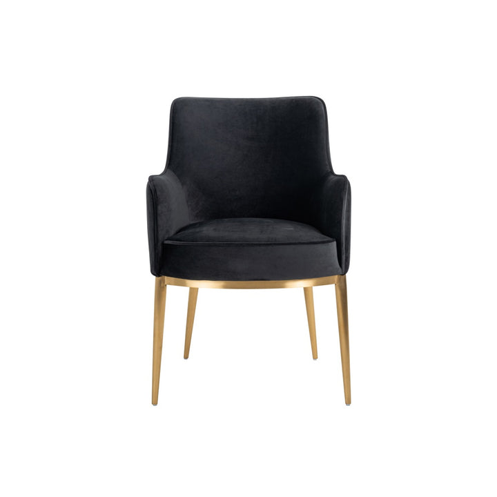 Richmond Interiors Breeze Chair in Antracite Velvet