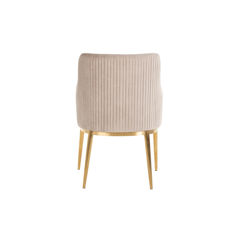 Richmond Interiors Breeze Chair in Khaki Velvet