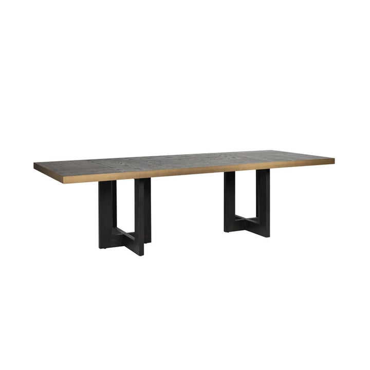 Richmond Interiors Cambon Dining Table in Dark Coffee – Large