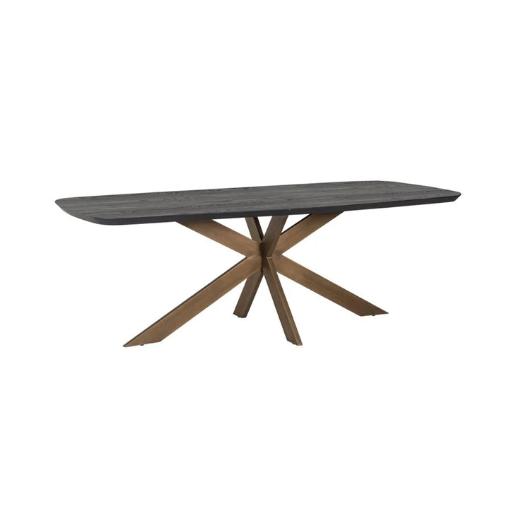 Richmond Interiors Cambon Oval Dining Table in Dark Coffee – Large