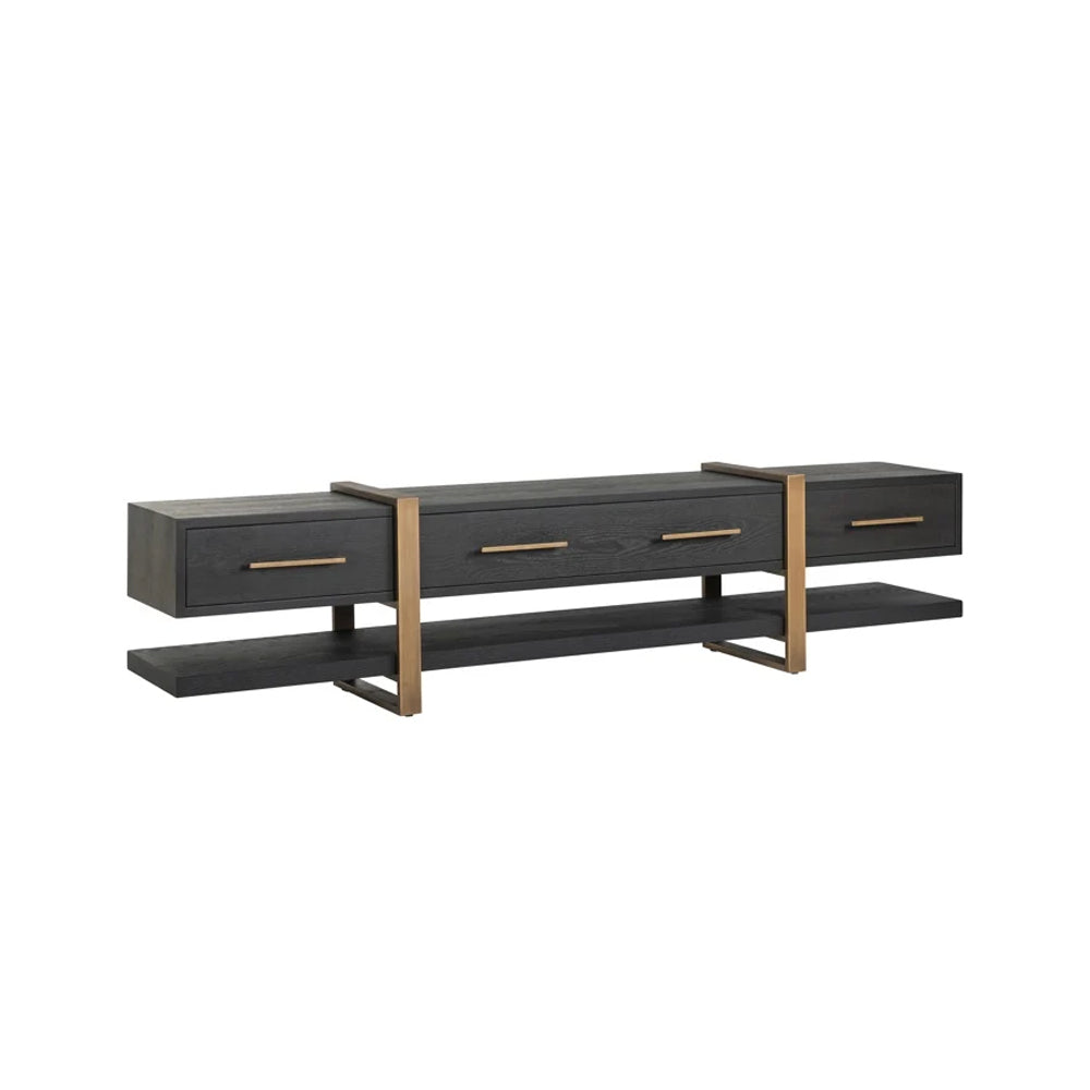 Richmond Interiors Cambon TV-Unit in Dark Coffee