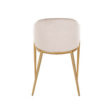 Richmond Interiors Gwen Chair in Khaki Velvet