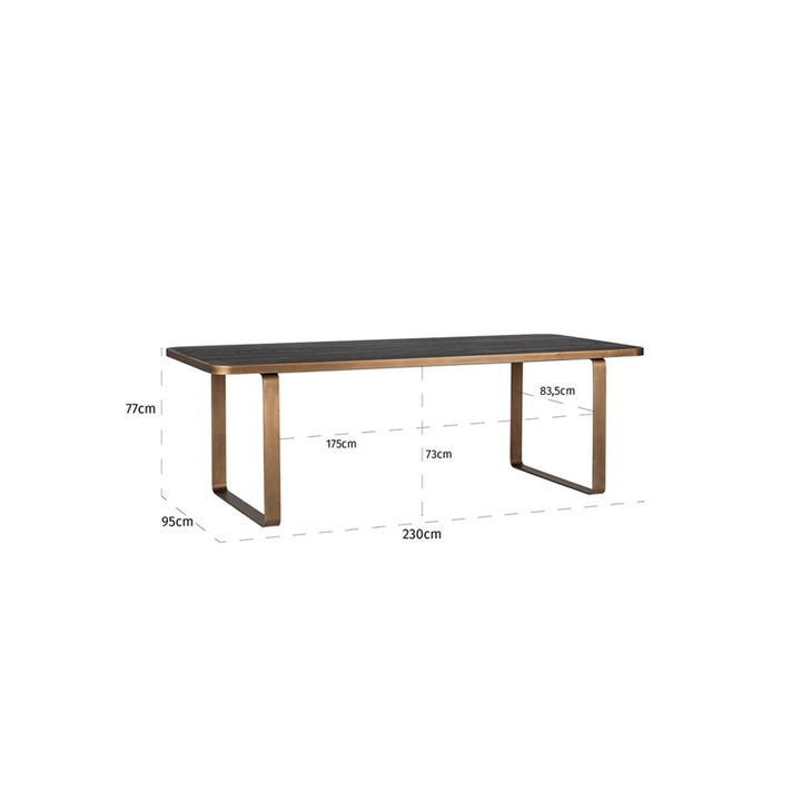 Richmond Interiors Hunter Dining Table – 230cm