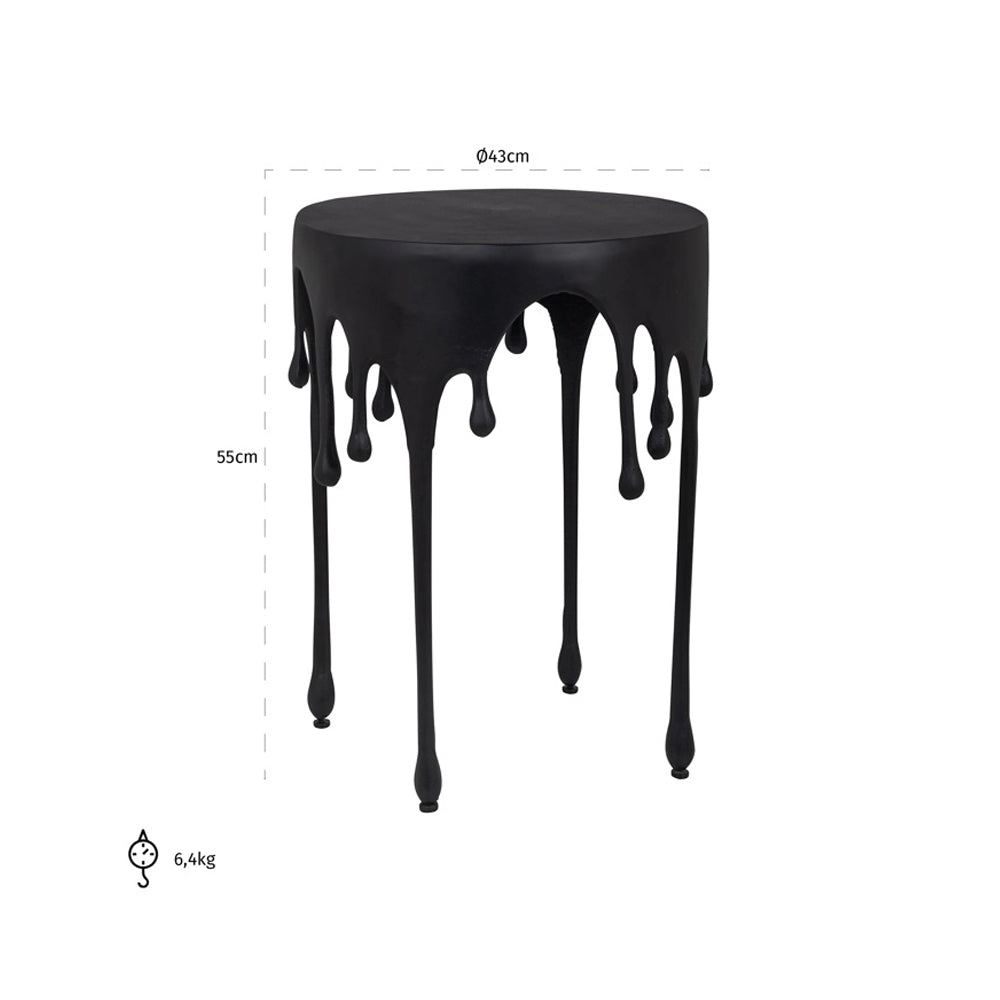 Richmond Interiors Laila Side Table – Black