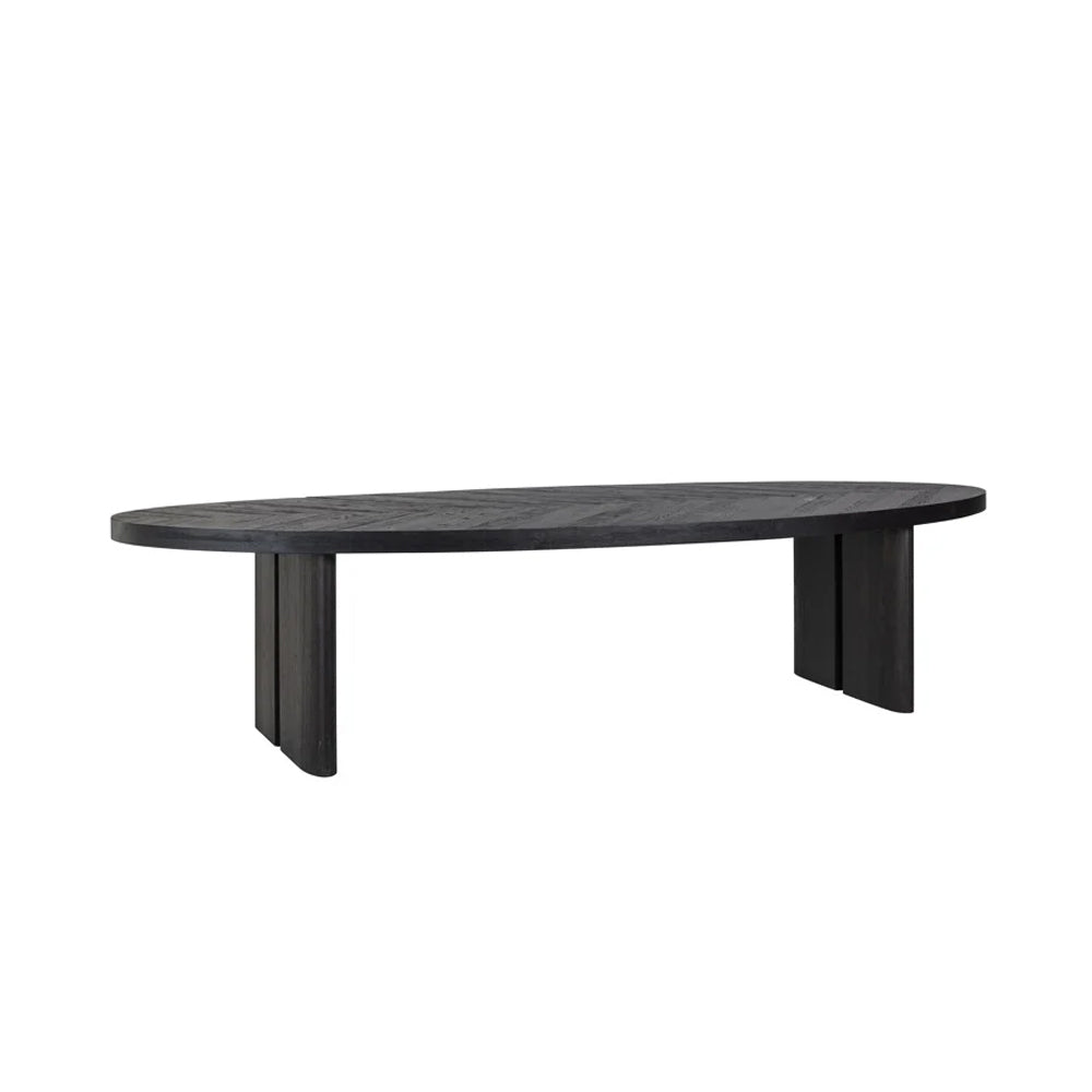 Richmond Interiors Lilly Dining Table in Dark Coffee