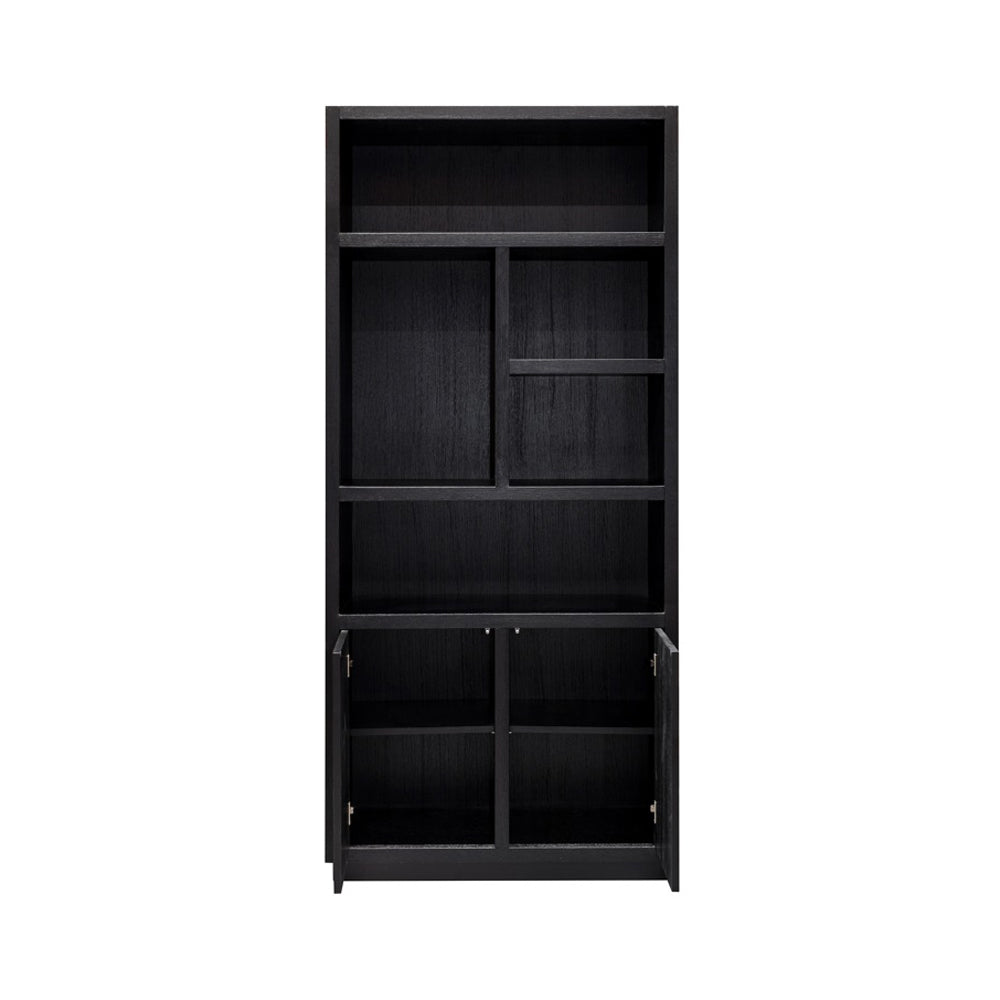 Richmond Interiors Oakura Bookcase with 2 Doors – Left