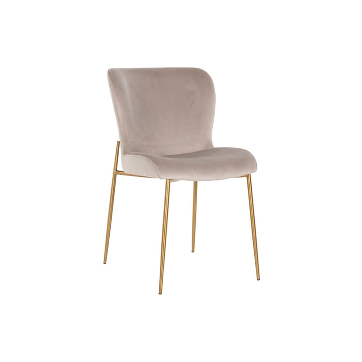 Richmond Interiors Odessa Chair in Khaki Velvet