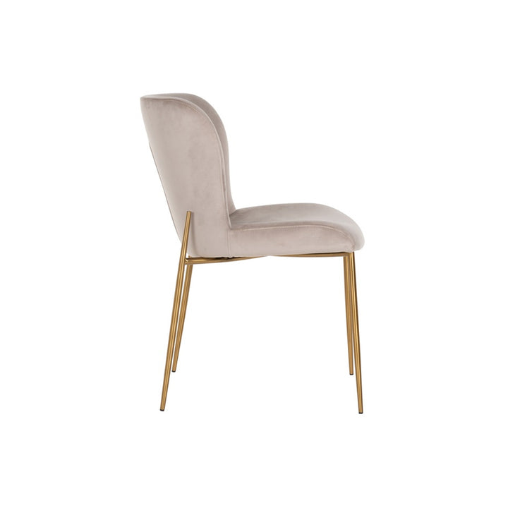 Richmond Interiors Odessa Chair in Khaki Velvet