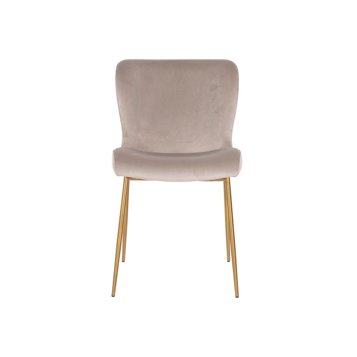 Richmond Interiors Odessa Chair in Khaki Velvet