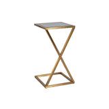 Richmond Interiors Paramount Sofa Table in Brushed Gold