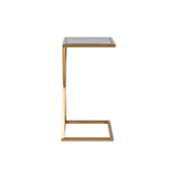 Richmond Interiors Paramount Sofa Table in Brushed Gold