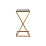 Richmond Interiors Paramount Sofa Table in Brushed Gold