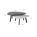 Richmond Interiors Trocadero Coffee Tables – Set of 2