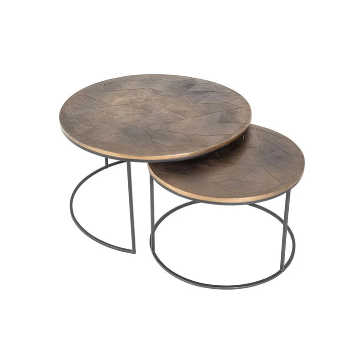 Richmond Interiors Tulum Coffee Tables – Set of 2