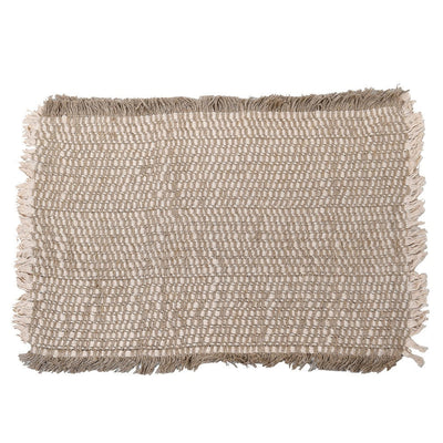 Rustic Cotton Placemats – Set of 4 - Excess Stock