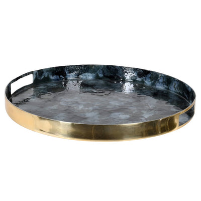 Serving in Style Traditional Metal Tray