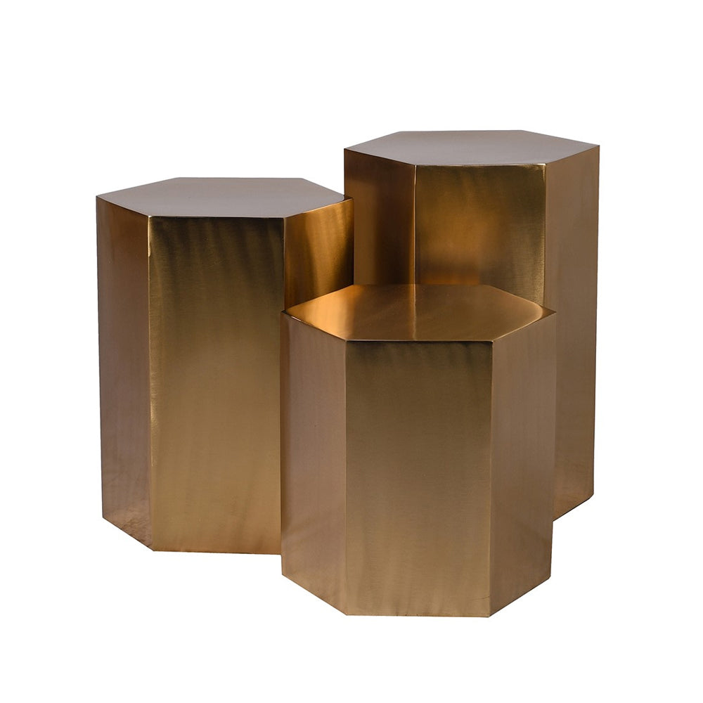 Sia Hexagonal Side Table - Set of 3