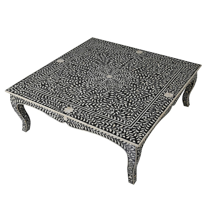 Silas Coffee Table with Bone Inlay