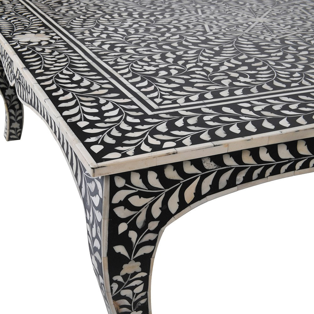 Silas Coffee Table with Bone Inlay