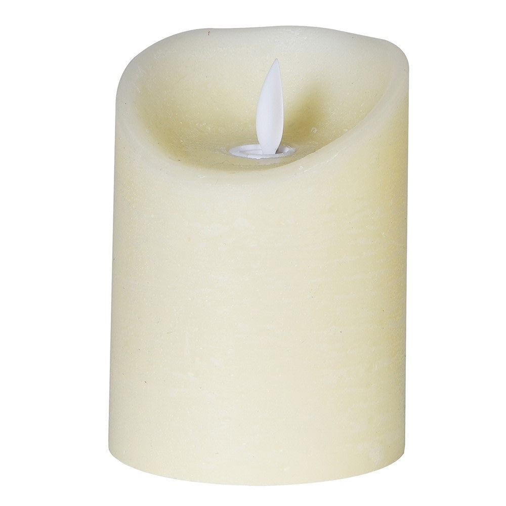 Small Illuminata Ivory Candle made from Real Wax - Excess Stock