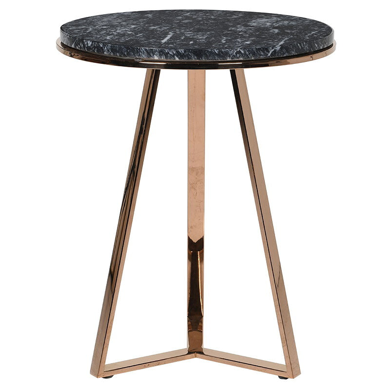 Smith Side Table in Steel and Marble - Open Box Return