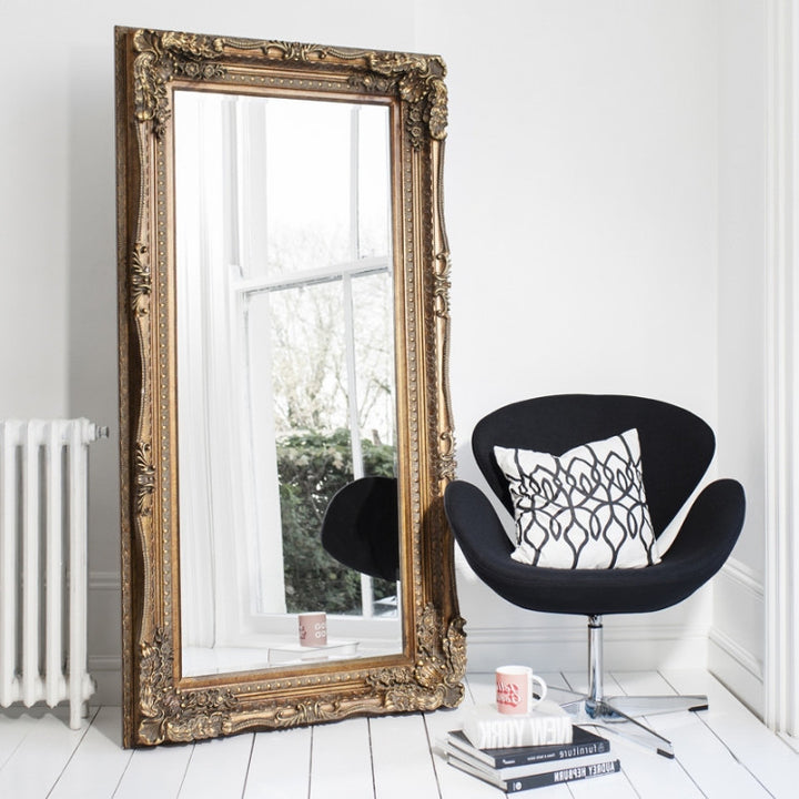 The Grande Dame Baroque Floor Mirror