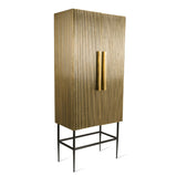Pols Potten Ribbel Slim Cabinet in Brass